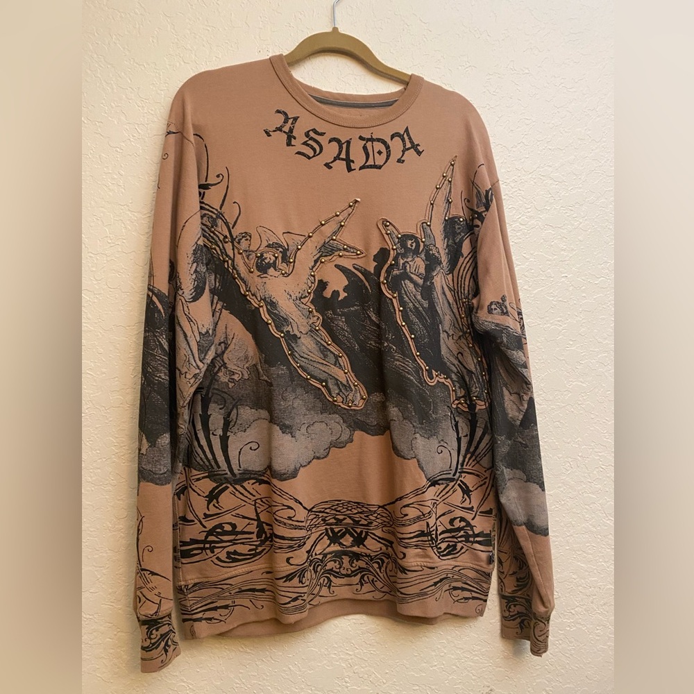 Asada Men’s Lightweight Sweatshirt, Large